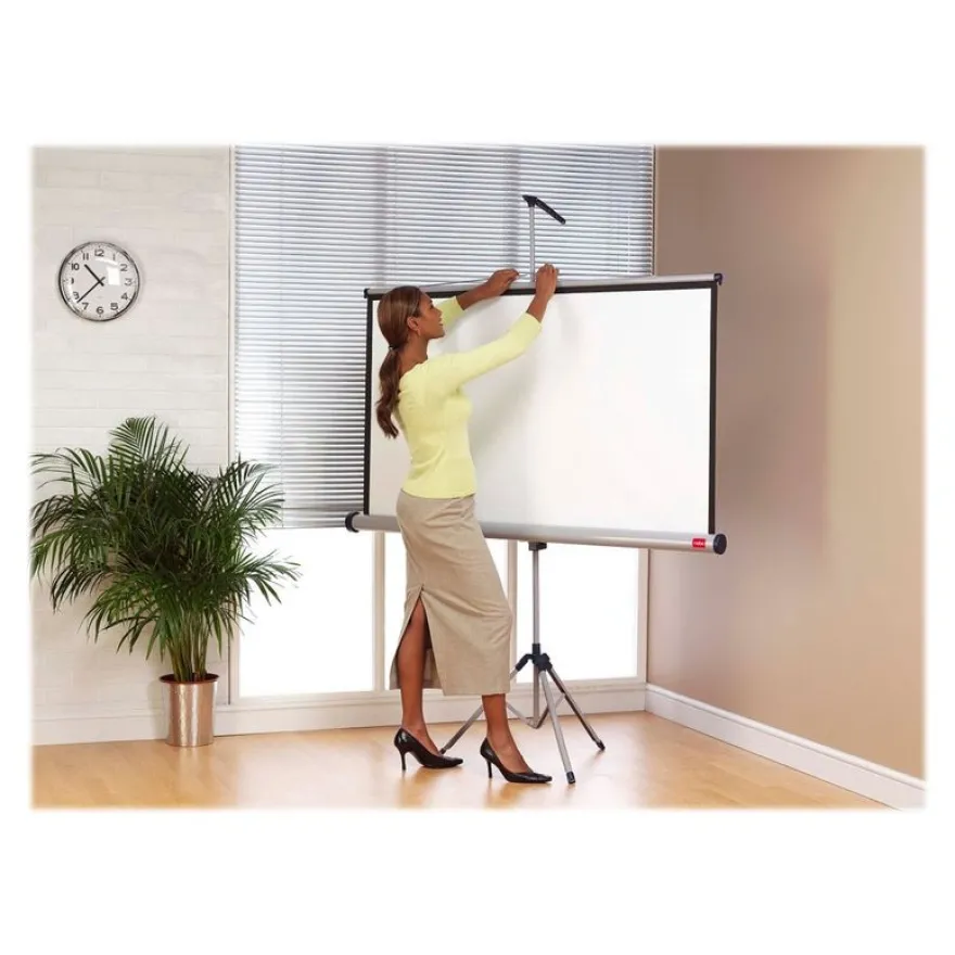 NOBO écran de projection avec trépied - 150 x 114 cm