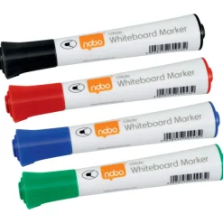 Nobo Glide - marqueur - couleurs assorties (pack de 4)