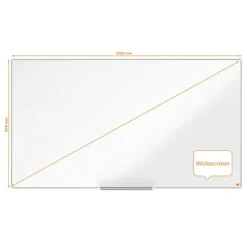 Nobo Impression Pro - Tableau blanc émaillé - magnétique - 155 x 87 cm