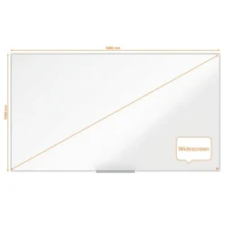 Nobo Impression Pro - Tableau blanc émaillé - magnétique - 188 x 106 cm