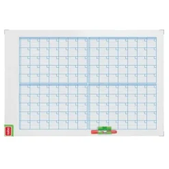 Nobo Performance - Planning mensuel magnétique - effaçable à sec - 90 x 60 cm