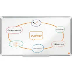 Nobo Premium Plus Widescreen - Tableau blanc émaillé - magnétique - 89 x 50 cm