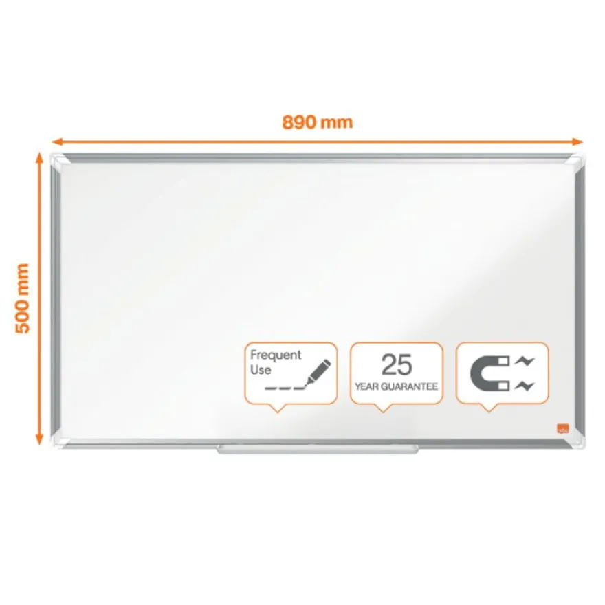 Nobo Premium Plus Widescreen - Tableau blanc émaillé - magnétique - 89 x 50 cm