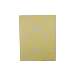 Notebook big BLUE ART EDITIONS "Yellow" 19 x 24 cm