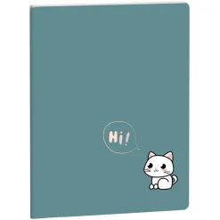 Notebook Cute Friends ligné - 15 x 21 cm - chat - Exacompta