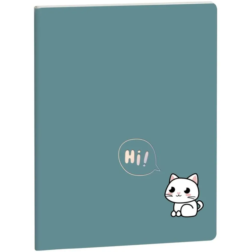 Notebook Cute Friends ligné - 15 x 21 cm - chat - Exacompta