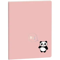 Notebook Cute Friends ligné - 15 x 21 cm - panda - Exacompta