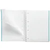 Notebook Emotions, Couverture rigide, A4, lignes horizontales 7 mm, 80 feuilles de 1 couleur, Miquelrius, Bleu Ciel.