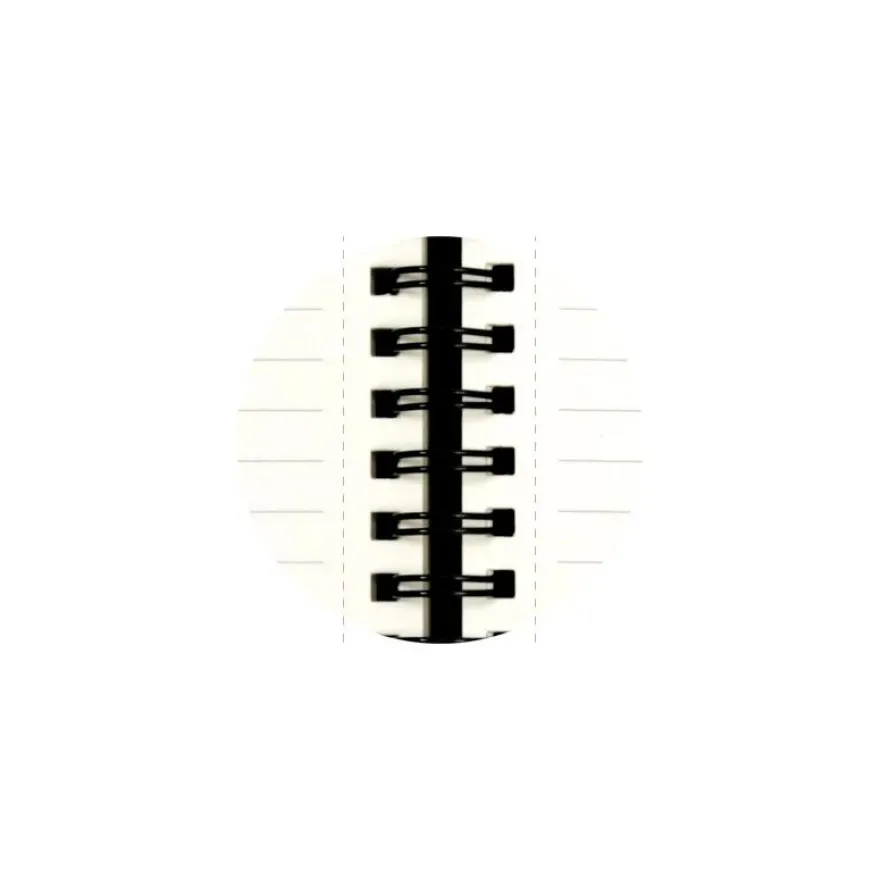 Notebook Léo fourrure ligné - 15 x 21 cm - beige - Exacompta