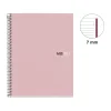 Notebook The Original, Couverture rigide, A4, lignes horizontales, 80 feuilles de 1 couleur, Miquelrius, Sable.