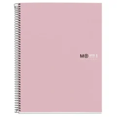 Notebook The Original, Couverture rigide, A4, lignes horizontales, 80 feuilles de 1 couleur, Miquelrius, Sable.
