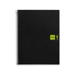 Notebook The Original, Couverture souple, A5, quadrillage 5x5 mm, 80 feuilles de 1 couleur, Miquelrius, Vert.