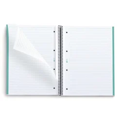 Notebook The Original, Couverture rigide, A4, lignes horizontales, 80 feuilles de 1 couleur, Miquelrius, Aqua.