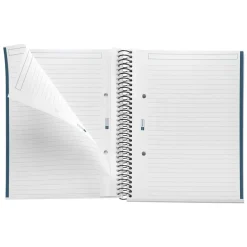 Notebook The Original, Couverture rigide, A5, lignes horizontales, 80 feuilles de 1 couleur, Miquelrius, Océan.