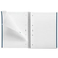 Notebook The Original, Couverture rigide, A4, lignes horizontales, 80 feuilles de 1 couleur, Miquelrius, Océan.
