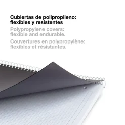 Notebook The Original, Couverture souple, A5, quadrillage 5x5 mm, 80 feuilles de 1 couleur, Miquelrius, Bleu.