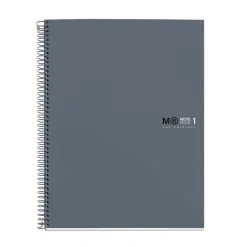 Notebook The Original, Couverture rigide, A5, quadrillage 5x5 mm, 80 feuilles de 1 couleurs, Miquelrius, Grafit.