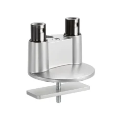 Novus Clu Duo - Support pour écran avec fixation de table - argent / anthracite