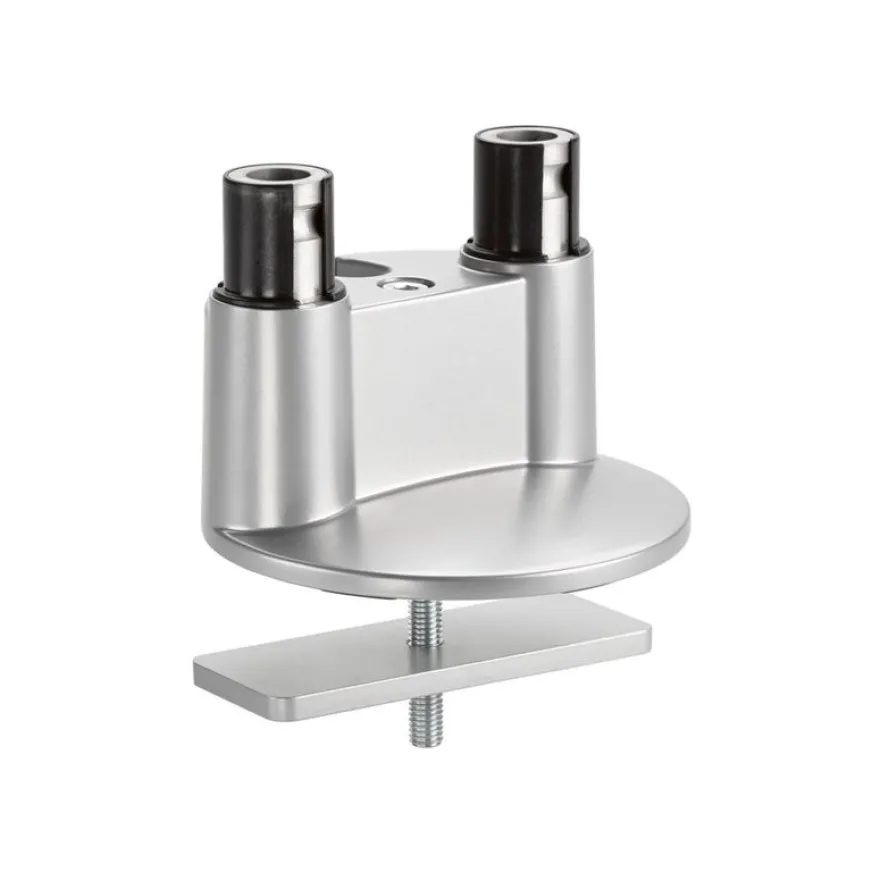 Novus Clu Duo - Support pour écran avec fixation de table - argent / anthracite