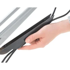 Novus Clu Duo - Support pour écran avec fixation de table - argent / anthracite