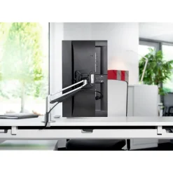 Novus Clu I - Support de table pour moniteur jusqu'à 283mm - argent / anthracite