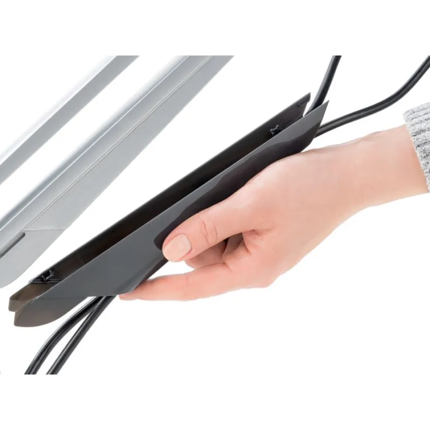 Novus Clu I - Support de table pour moniteur jusqu'à 283mm - argent / anthracite