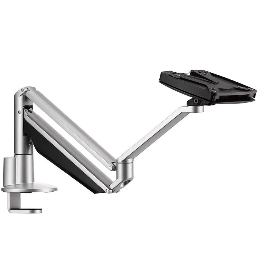 Novus Clu II - Support de table pour moniteur jusqu'à 433mm - argent / anthracite