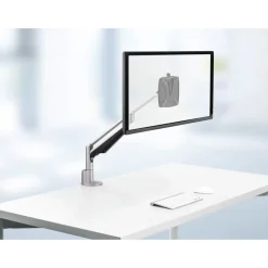 Novus Clu II - Support de table pour moniteur jusqu'à 433mm - argent / anthracite