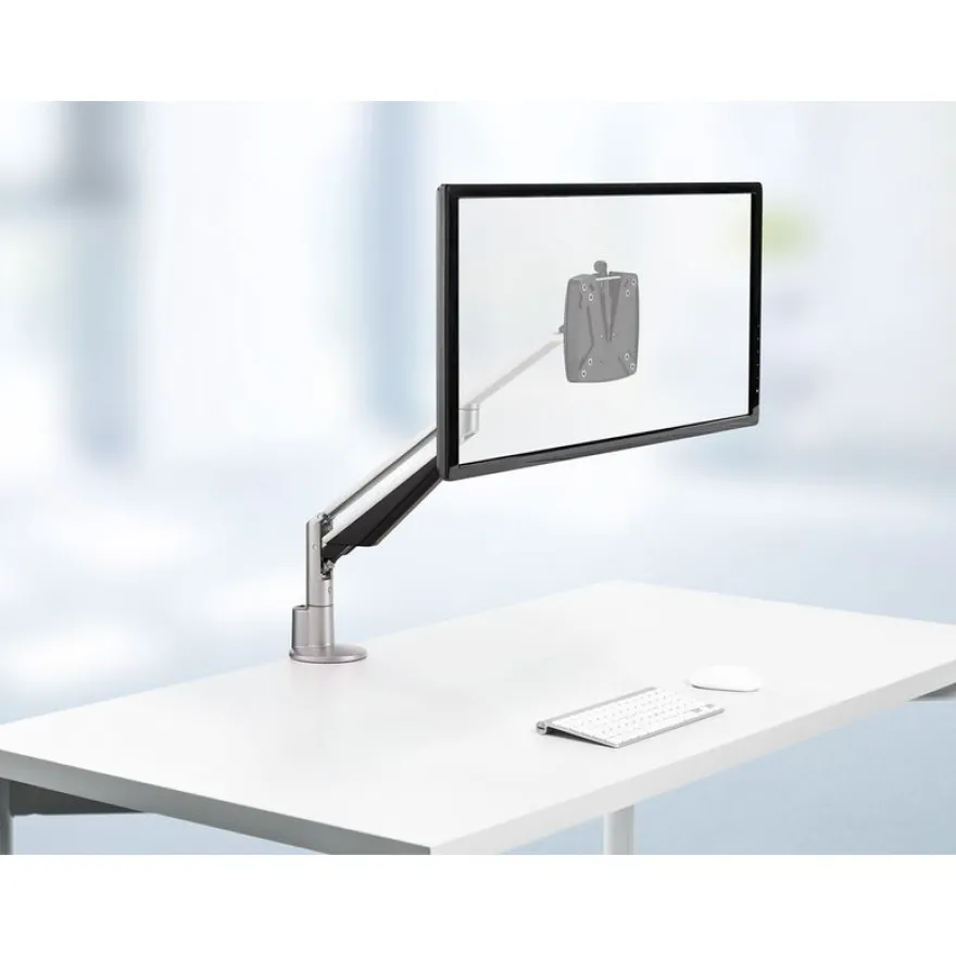 Novus Clu II - Support de table pour moniteur jusqu'à 433mm - argent / anthracite