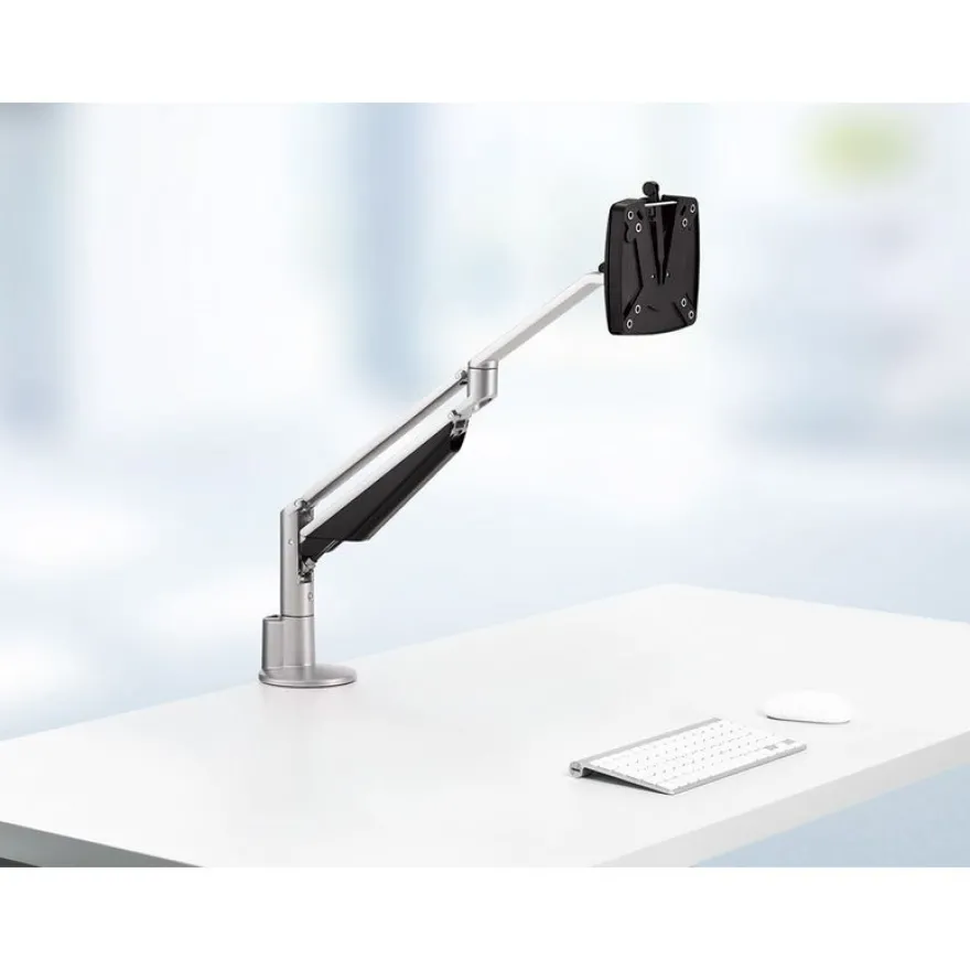 Novus Clu II - Support de table pour moniteur jusqu'à 433mm - argent / anthracite