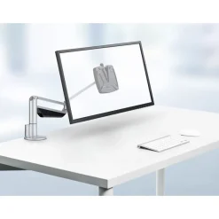 Novus Clu II - Support de table pour moniteur jusqu'à 433mm - argent / anthracite