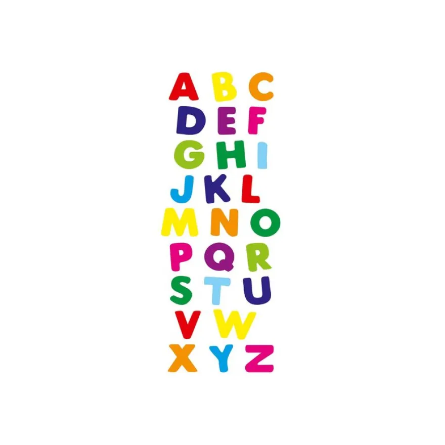 Oberthur - 78 Gomettes - alphabet