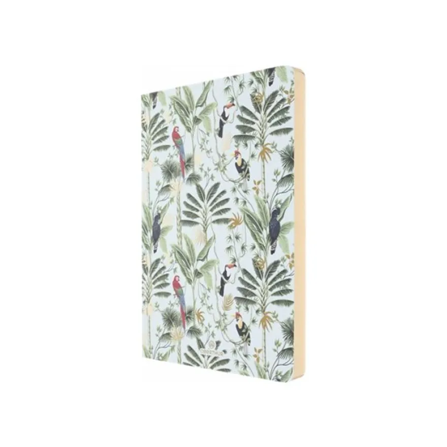 Oberthur - Cahier de notes - A5 (144 x 208 mm) - 100 feuilles / 200 pages - papier ivoire - doublé