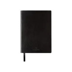 Oberthur - Carnet de notes en cuir - A6 - noir