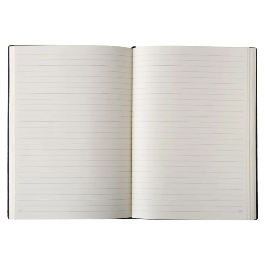 Oberthur - Carnet de notes en cuir - A5 - grenat