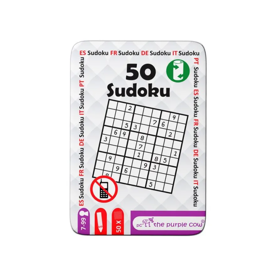 Oberthur - Jeu de voyage : 50 cartes sudoku