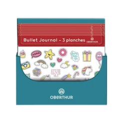 Oberthur - Mini planches de gommettes pour bullet journal