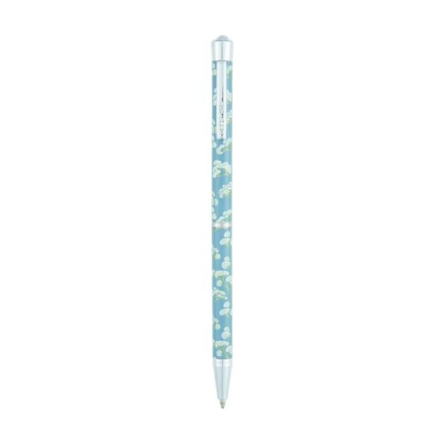 Oberthur - Mini stylo à bille - modèle Ancora - motifs floraux