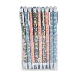 Oberthur - Mini stylo à bille - modèle Ancora - motifs floraux