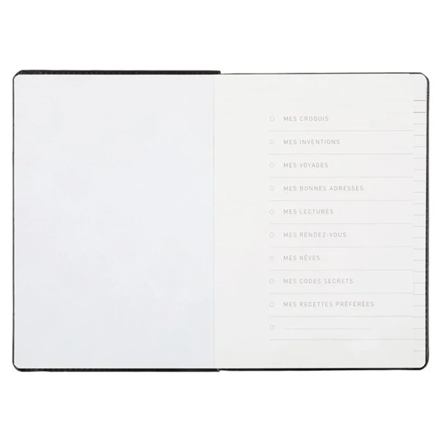 Oberthur Balthazar - Carnet de notes souple A5 - ligné - 200 pages - bleu