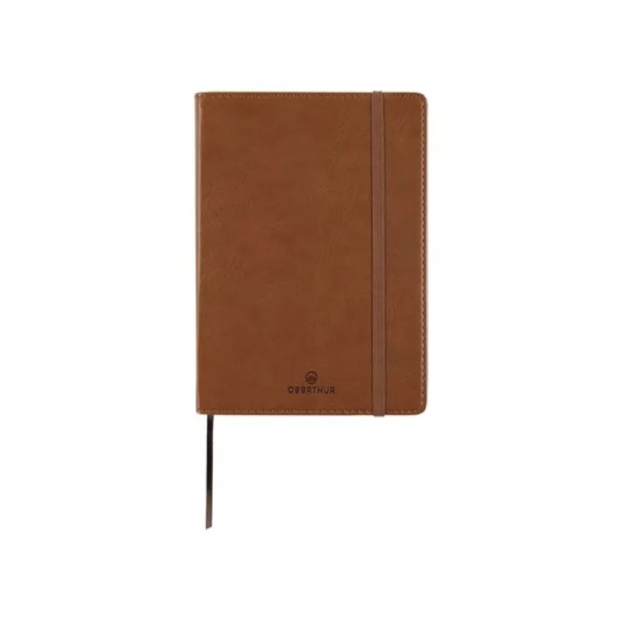 Oberthur Balthazar - Carnet de notes souple - A6 - ligné - 160 pages - cognac
