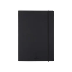 Oberthur Balthazar - Carnet de notes souple - A5 - uni - 200 pages - noir
