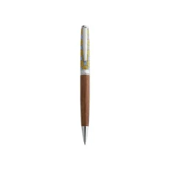 Oberthur Bamako - Stylo à bille - jaune/bleu