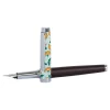 Oberthur Bamako - Stylo plume- vert/orange