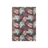 Oberthur Baroque - Cahier de notes - A5 (148 x 210 mm) - 100 feuilles / 200 pages - papier ivoire - doublé - fleurs - couverture rouge