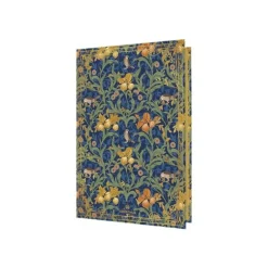Oberthur Baroque - Cahier de notes - A5 (148 x 210 mm) - 100 feuilles / 200 pages - papier ivoire - doublé - fleurs bleues
