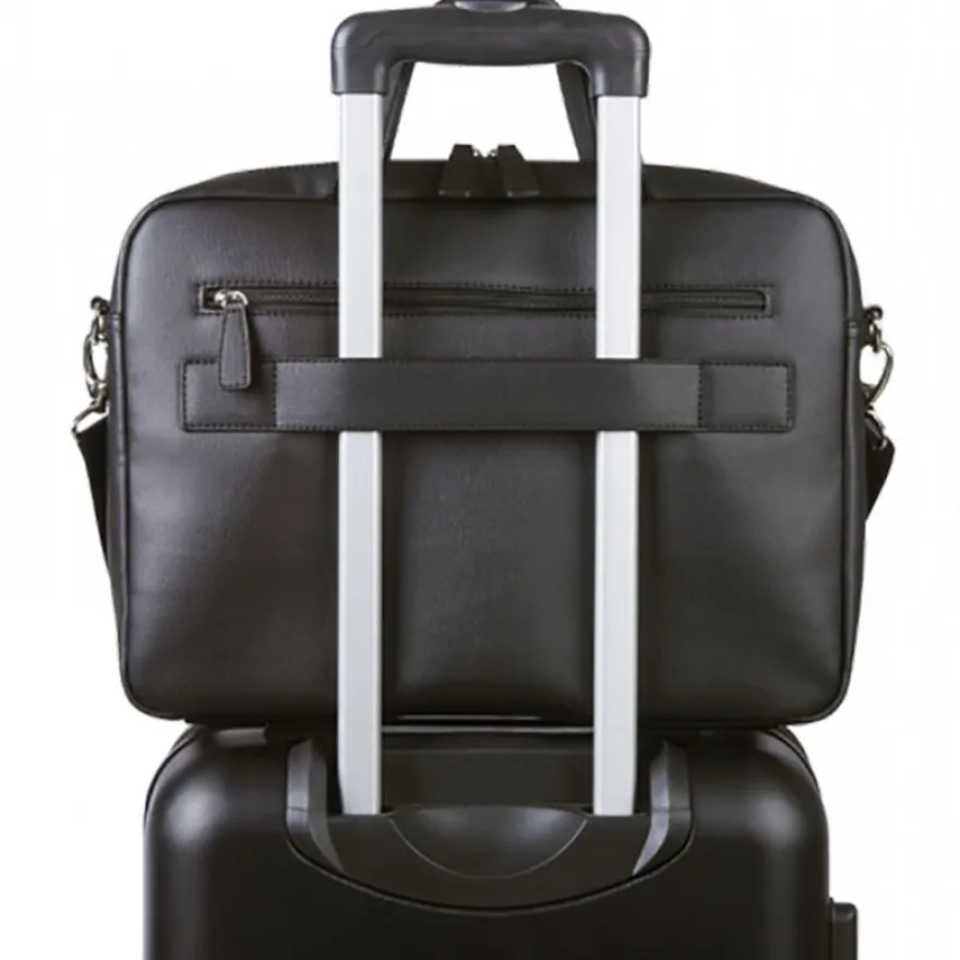 Oberthur Bradford - Sacoche pour ordinateur portable 15,6" - 2 compartiments - noir
