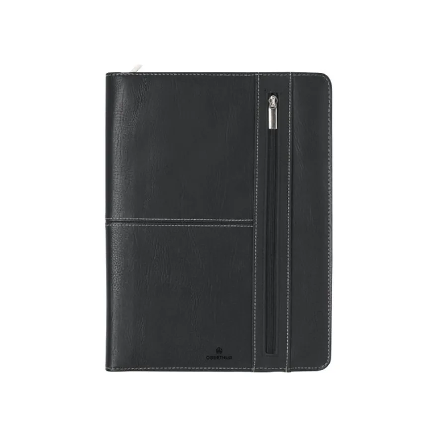 Oberthur Cambridge - Conférencier A4 zippé - noir