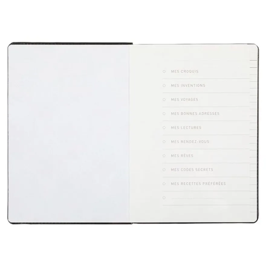 Oberthur Carmen - Carnet de notes souple A5 - ligné - 200 pages - bleu canard