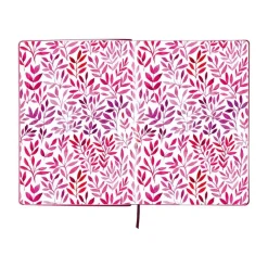 Oberthur Carmen - Carnet de notes rigide A5 - ligné - rose
